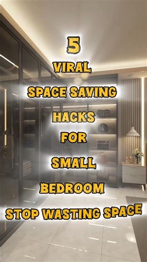 "5 Smal Bedroom Hacks U NEED to Try! 😱🛏️"#smallbedroommakeover #interiordesign #home #bedroomdesign
