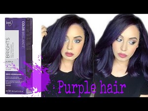 Dying My Brown Hair Purple Without Bleach