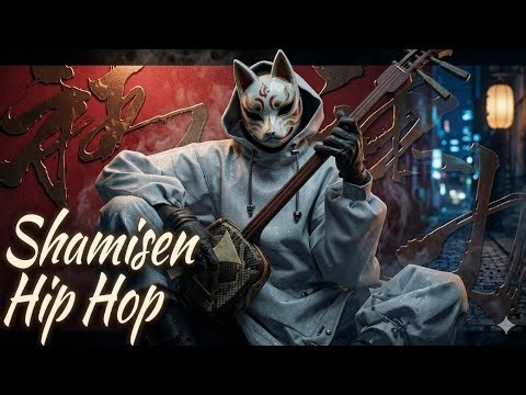 【Shamisen × Hip Hop Beats】Scarlet Kitsune – Dark Japanese Trap Beat for Coding & Deep Work