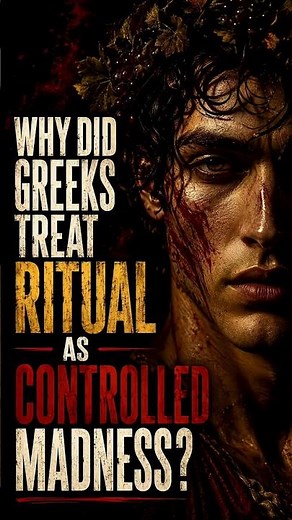 Why Did Greeks Treat Ritual as Controlled Madness?