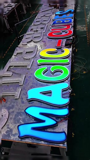 We can make different colors for you like this #sign #signage #design #signagedesign #ledlight