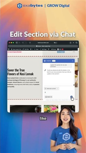 Want to edit a specific part of your website?