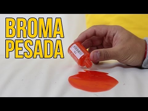 BROMA CON ESMALTE DERRAMADO - Broma para fastidiar a tus amigos