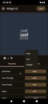 Tasker - Custom Widget Fonts