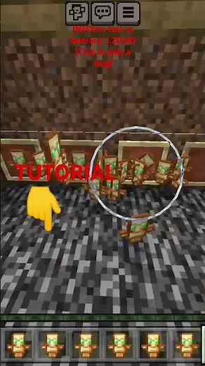 How to make Totem farm easy in bedrock edition 1.20.40 #minecraft #tutorial