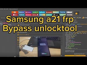 Samsung A21 New Method, FRP bypass with unlocktool 2024 october. Samsung A21U1 One click solution