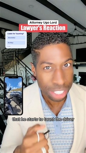 Can Taunting Another Car Make You Liable for a Crash? Attorney Ugo Lord Reacts!