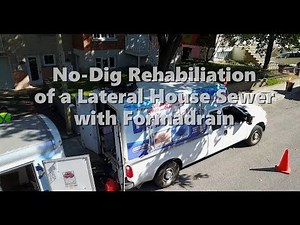 No-Dig Lateral Relining & Spot Repair | Formadrain Installation Video
