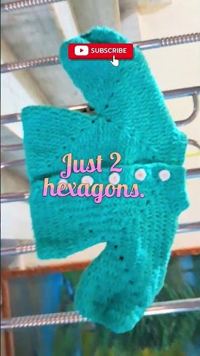 Viral Granny Hexagon #crochet #babyclothing #fypシ
