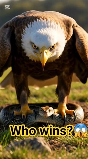 Eagle vs Snake Fight 😨 | Who Wins? #shorts