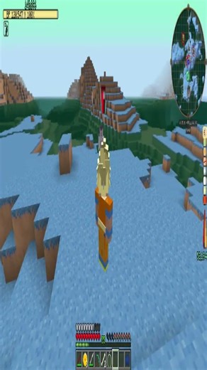 Minecraft mod DRAGON BALL supersaiyan 123 #supersaiyan #goku #kakarot #dragonball #minecraftmod