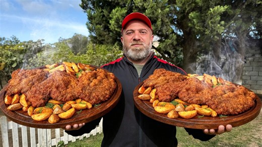 The Ultimate Deep Fried Meat and Potatoes Feast