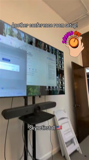 Logitech Rally Bar setup! #skynetinstall #starlink #sf #smarthome #project #electrician # | Skynet Install