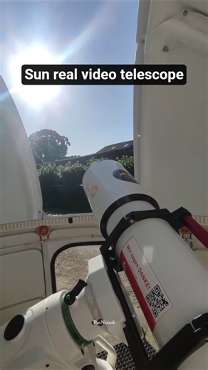Sun real video telescope 🔭 🌞 | sun real video from space #sun #realv