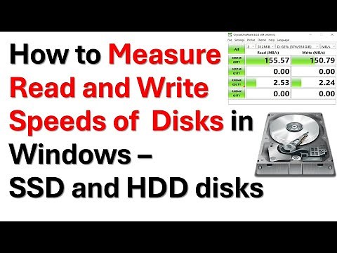 How to Measure Read and Write Speeds of Disks in Windows - Benchmark SSD and HDD Disks