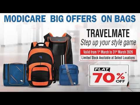 Modicare Travelmate Bags Offer | Flat 70% OFF | March 2026