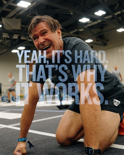CrossFit is hard. That's why it works. #CrossFit #CrossFitIsTheCure | The CrossFit Games