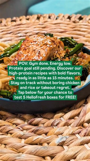 We’re looking for food testers in Canada to try 5 HelloFresh boxes for FREE! 😋 Enjoy meals full of fresh, seasonal, pre-portioned ingredients and high quality protein ⏳ Delicious dishes ready in as little as 15 minutes 🥘 Choose from 100 chef-curated recipes weekly 🚚 Delivered straight to your door Take our short quiz to unlock your chance. Tap the "LEARN MORE" button below! | HelloFresh