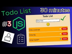 Learn Express.js building the backend of a Todo List Application! #3