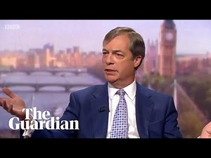 Nigel Farage blasts BBC for being 'ridiculous' and 'ludicrous' on Andrew Marr show