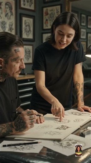 How a Tattoo Artist Designs a Custom Tattoo #tattoo #tattooartist #tattooideas #art #tattooart