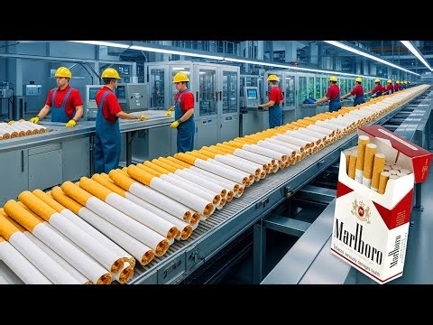 Amazing! How Marlboro Cigarettes Are Manufactured at Massive Scale