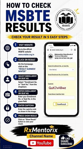 📱 How to Check MSBTE Result 2026 | Complete Tutorial #MSBTEResult2026 #DiplomaResult #MSBTEStudents