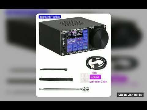 ATS25 Max Decoder II Bluetooth Version Second Generation Full Radio Receiver FM SW SSB MW LW Receive
