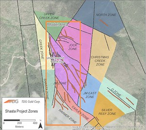 TDG Gold Corp. Reports High Grade Gold & Silver Samples From Shasta JM Zone Pit, Toodoggone, B.C.