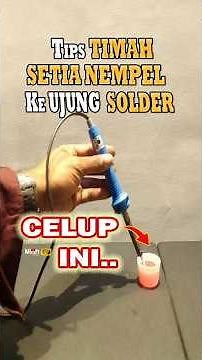 Cara Mengatasi Timah Tidak Mau Lengket Di Ujung Solder #soldering #solderingtutorial
