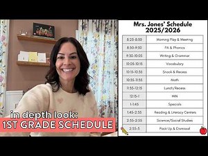 First Grade Daily Schedule (Deep Dive into our Classroom Schedule) 2026