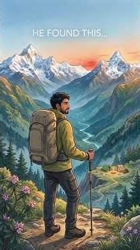 Hiking ASMR in Himalayas… 🏔️ | Himalayan Camping ASMR #animeasmr #asmr #ghibliinspired