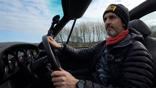 Driving the Porsche Targa feels surprisingly different