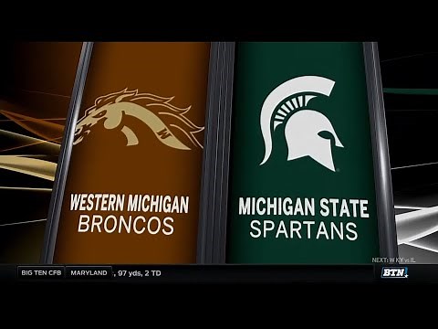 Western Michigan at Michigan State - Football Highlights