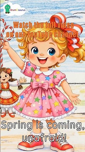 Watch our song "Spring is Coming" on the "Brumosaurus" kids channel. #kids #children #music