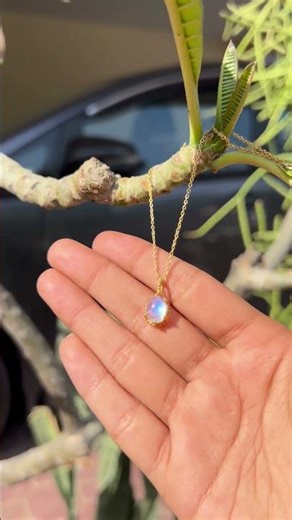 Wait for it…this Moonstone Necklace reveal is worth it 🤍✨ | Promising Necklace