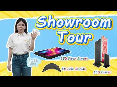 Inside Our LED Showroom | Flexible LED Modules, Floor LED Screens & LED Posters