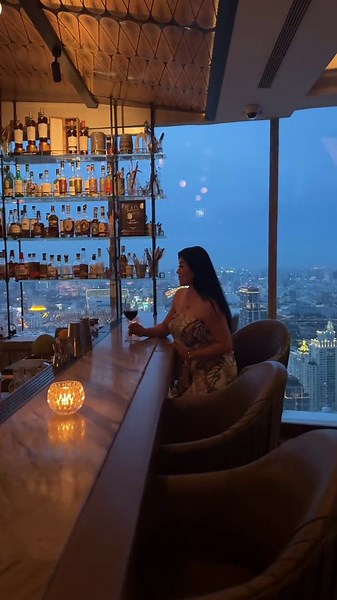 Sunset Views from The Loft Bangkok | Waldorf Astoria 56th Floor Experience
