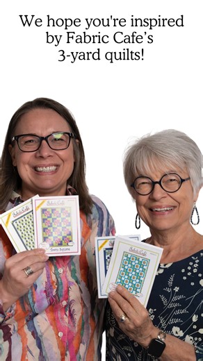 🧵✂️ Looking for your next quick quilt project? Dive into the wonderful world of 3-yard patterns! Whether you're a seasoned quilter or just starting out, everyone has their go-to design for those moments when you need a simple yet stunning creation. Today, we shared some of the team at Fabric Cafe's personal favorite 3-yard patterns, alongside some gems from our amazing quilt community. Ready to sew some 3-yard quilt magic? Checkout the patterns on FabricCafe.com #QuiltPatterns #SewMuchFun #Fabr