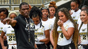 Watch highlights from Alabama State flag football's doubleheader home opener