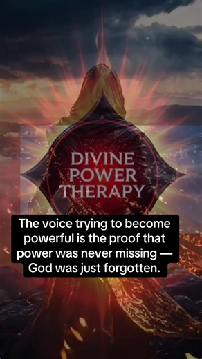 #CapCut The voice trying to become powerful is the proof that power was never missing — God was just forgotten.#DivinePowerTherapy #god #FYP #brighton