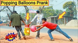 293K views · 12K reactions | Popping Balloon Prank in Public | Balloon Blast Prank 2023 | Comedy Club | Facebook