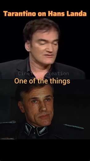 2.2K views · 2.2K reactions | Tarantino on Hans Landa Col Hans Landa played by Christoph waltz, Quentin Tarantino created one of the most memorable villains in cinema and here he explains how that character revealed himself to him as he was writing him. #tarantino #christophwaltz #hanslanda #ingloriousbasterds #villains #writing | Cineframecreation | Facebook