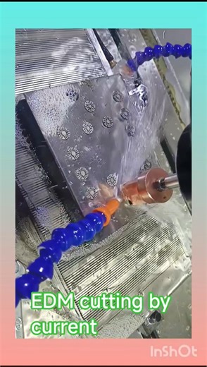 EDM cutting by current #machine #cncmachine #viralvideo #subscribers