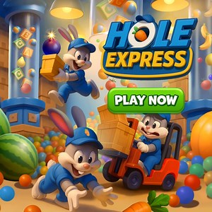 Haven't you tried our new game yet? 🚚 Swallow everything and start the delivery! Meet Hole Express! 🕳️🐰 Join adorable bunnies, move the black hole, solve fun puzzles, and deliver all the packages! 👉 Download now and start your delivery adventure! https://holeexpress.onelink.me/65tN/6wfut86s | Pengle Community