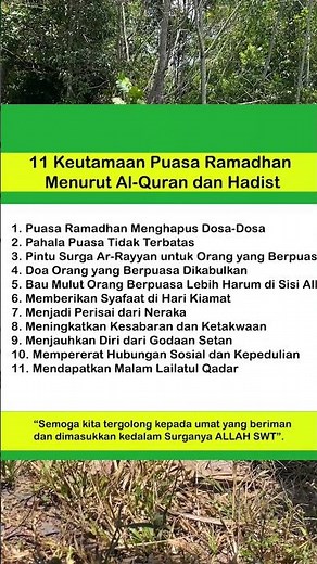 11 keutamaan bulan ramadhan #ramadhan #puasawajib