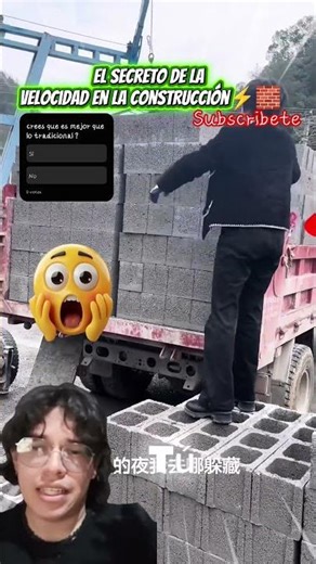 ¿Todavía subes materiales a mano? Mira esta solución 🏗️⚡ #ingenieria #viral #construccion #extremo