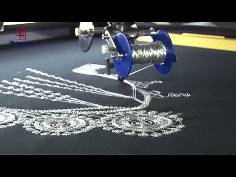 Richpeace Computerized embroidery machine with cording device