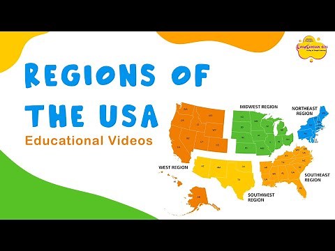 Regions of the USA || Primary Education || EasyShiksha Kids Learning