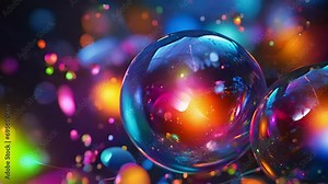 Closeup of a proton collision, the release of vibrant color as quarks break free from their interactions and new ones form, demonstrating the constantly evolving nature of color charge interaction.